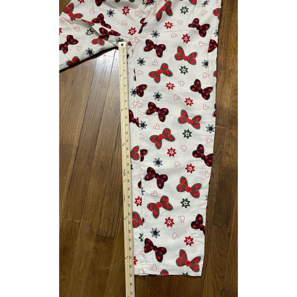 Women's Minnie Mouse Flannel 2-pc Pajama Set Size XL Disney Parks Authentic - Picture 9 of 10